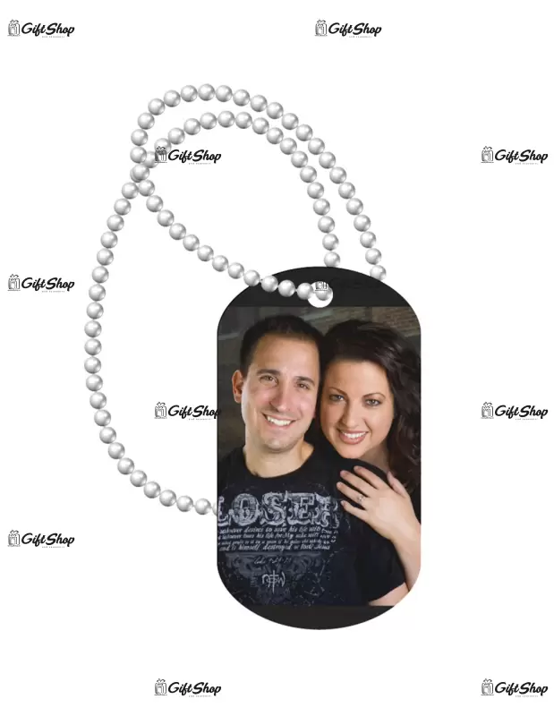 Colier metalic army personalizat